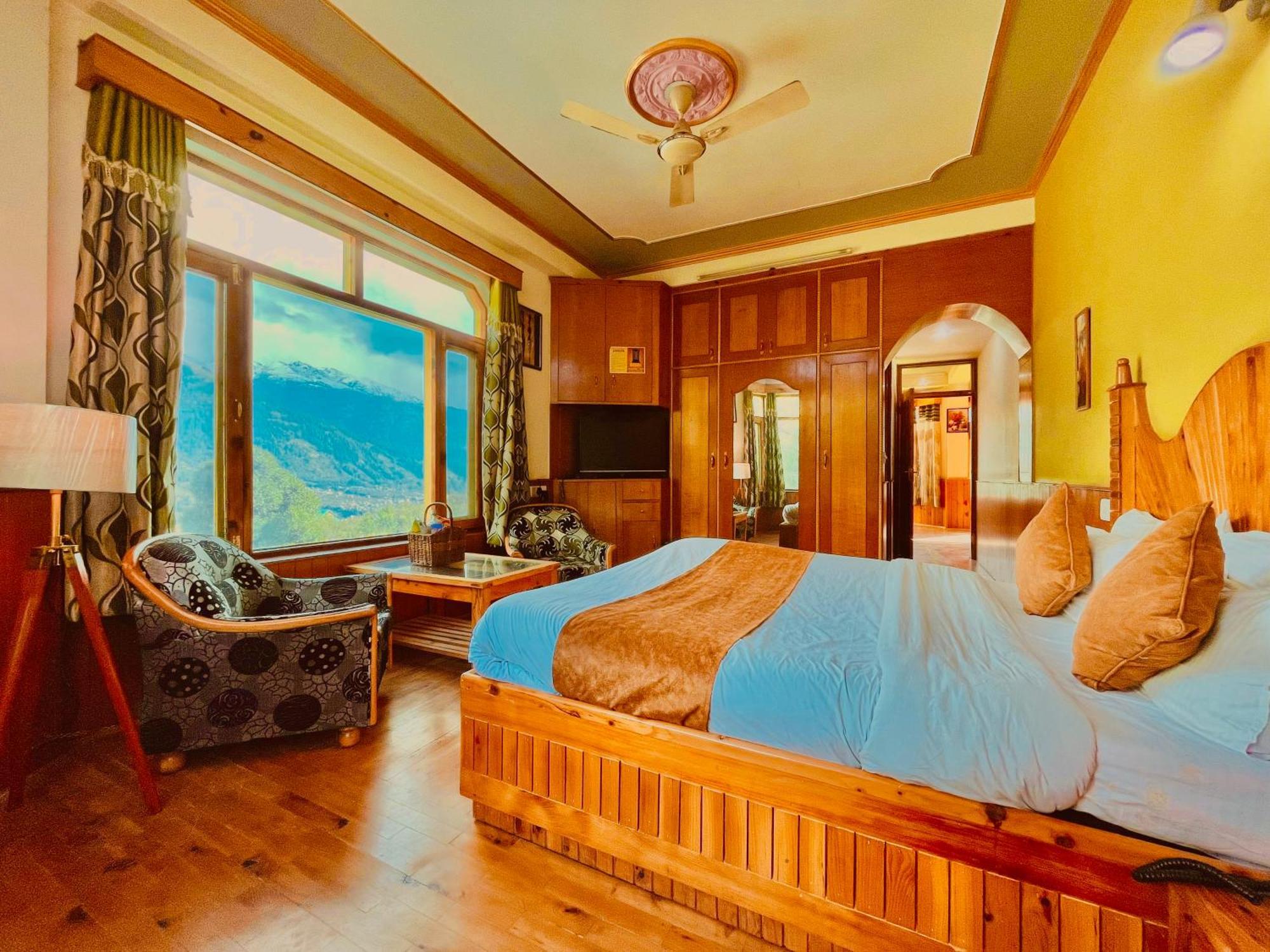 Woods Villa Cottage, Manali Exteriör bild