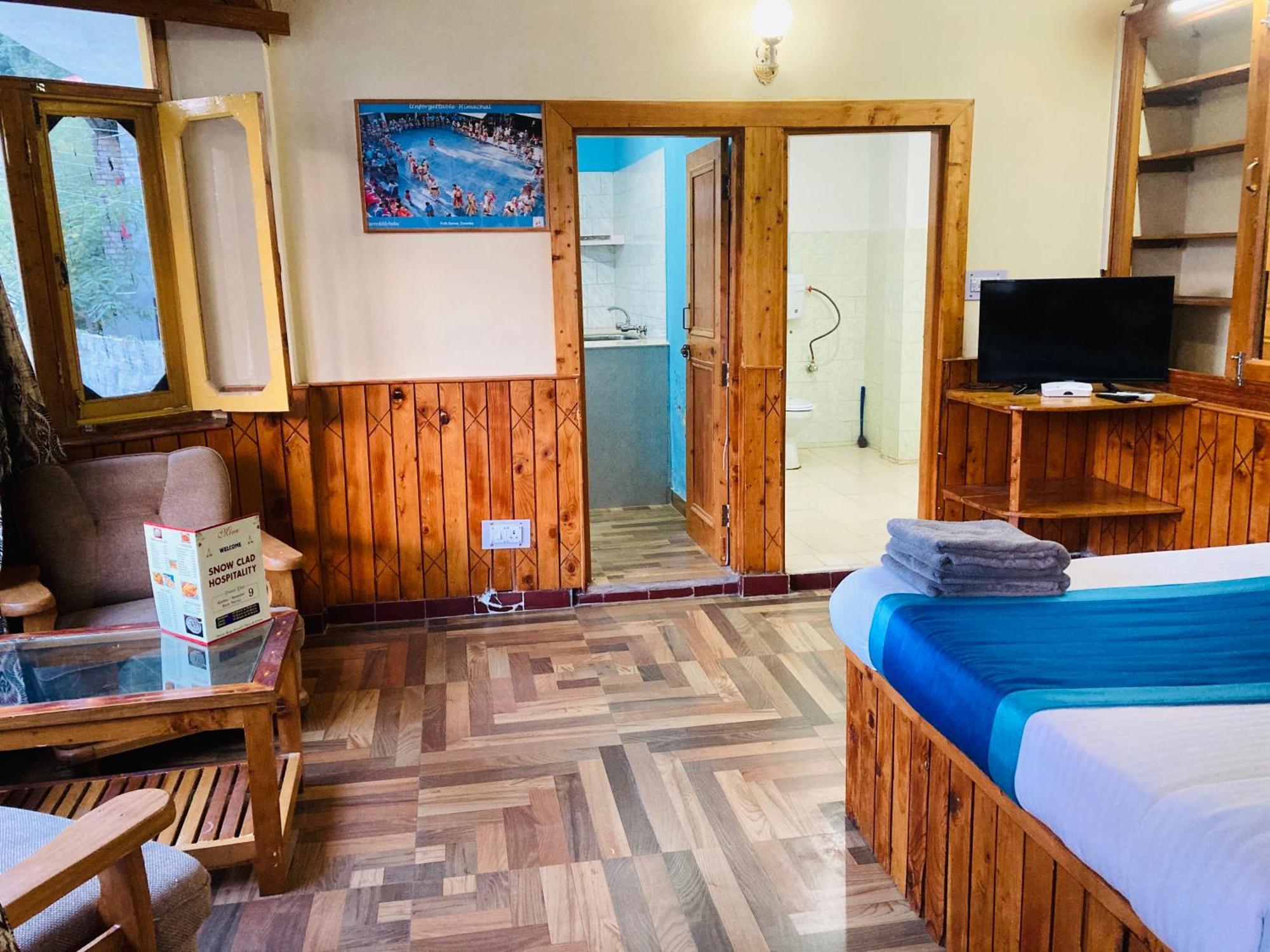 Woods Villa Cottage, Manali Exteriör bild