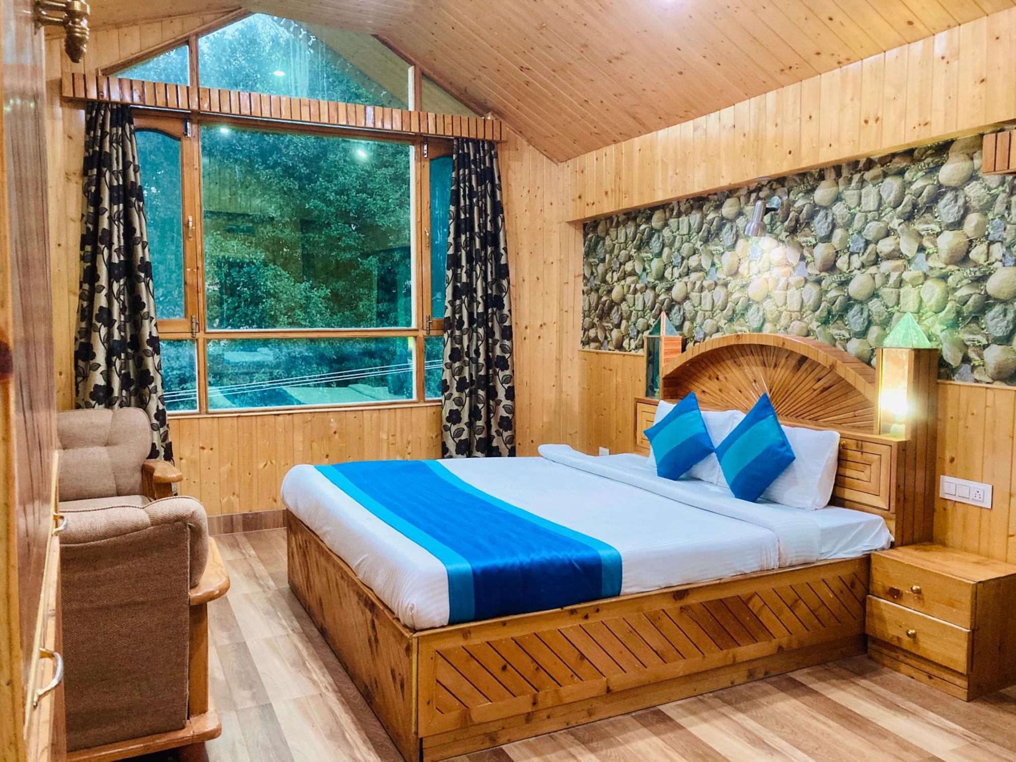 Woods Villa Cottage, Manali Exteriör bild