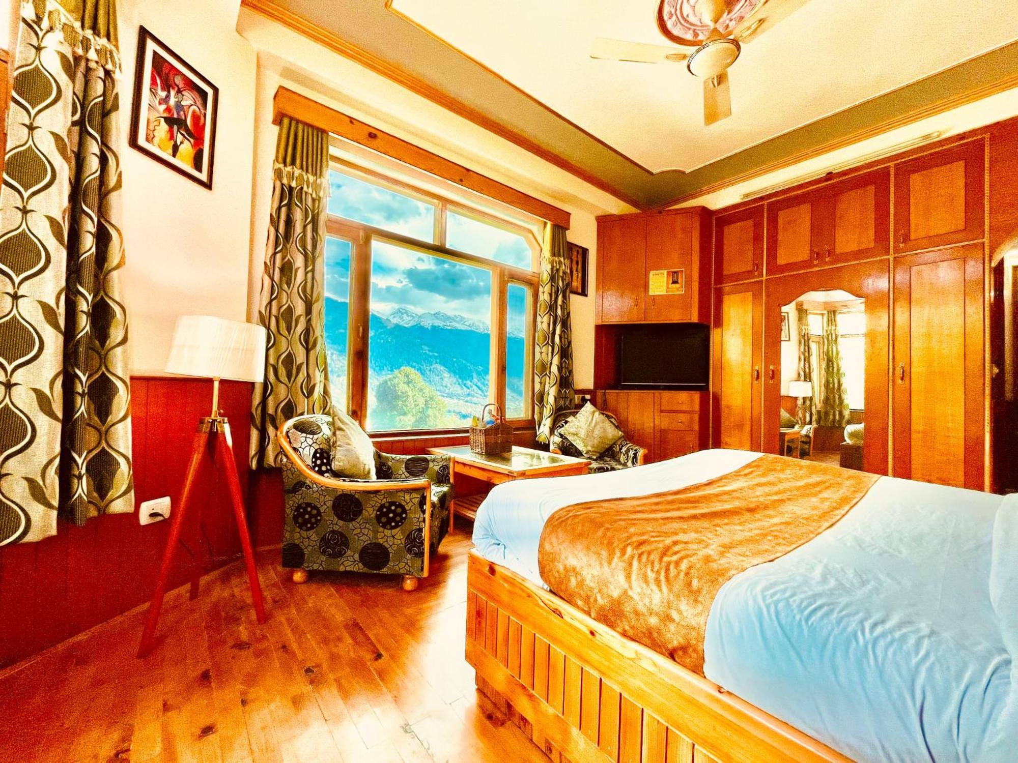 Woods Villa Cottage, Manali Exteriör bild